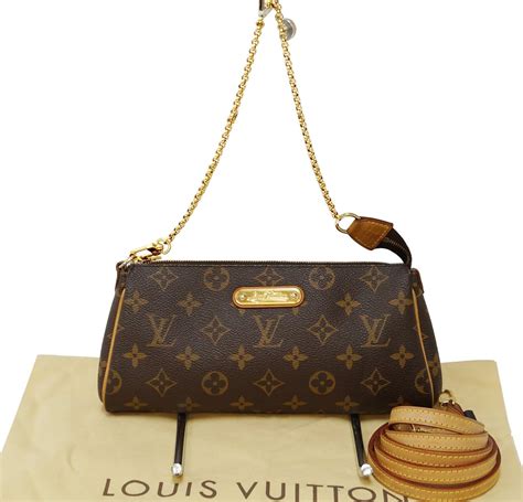 louis vuitton black monogram clutch|louis vuitton monogram canvas eva.